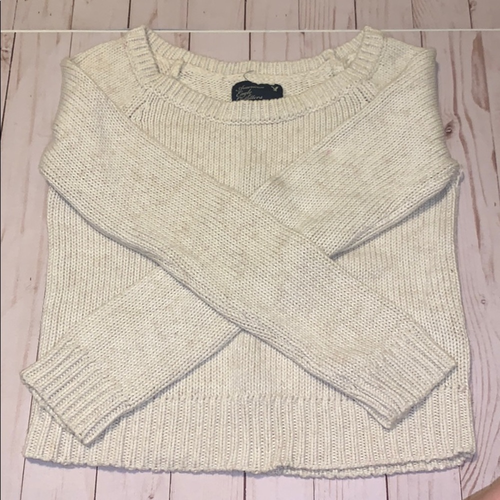 Cream sweater